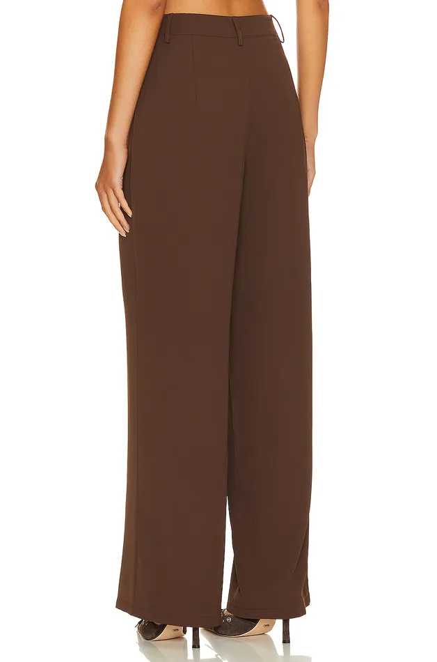 Pants Women Lovers and Friends Tory Trouser Brown Pants Women Lovers and Friends Tory Trouser Brown