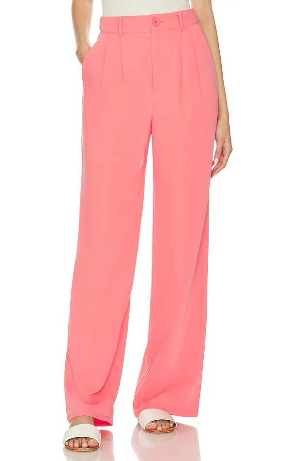 Pants Women Lovers and Friends X Jetset Christina Sydney Pant Coral Pink