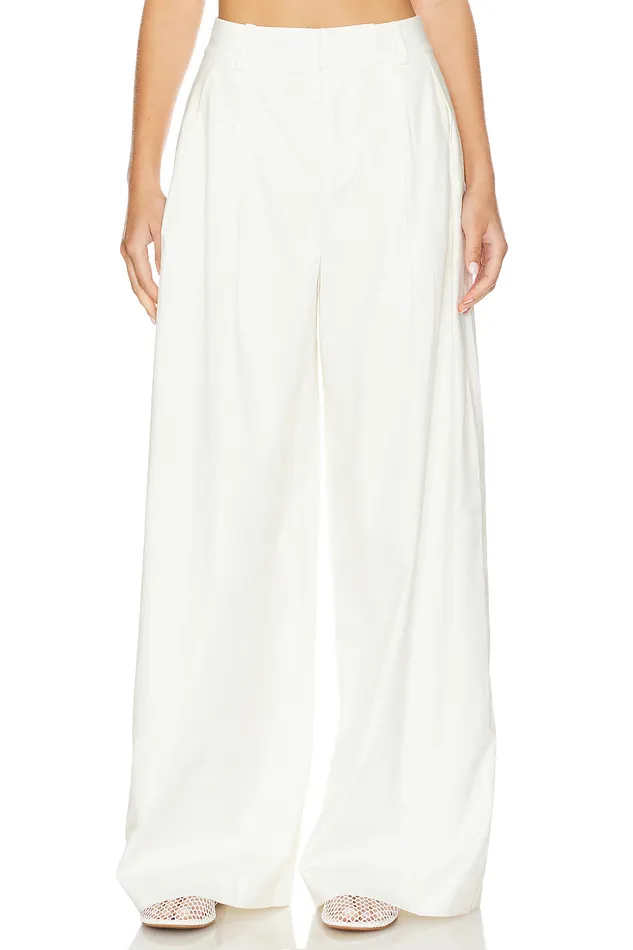 Pants Women Lovers and Friends X Maggie Macdonald Leah Pant White