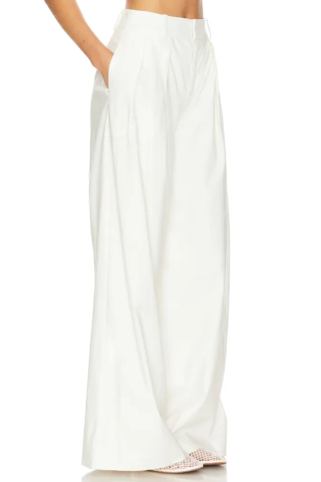 Pants Women Lovers and Friends X Maggie Macdonald Leah Pant White Pants Women Lovers and Friends X Maggie Macdonald Leah Pant White