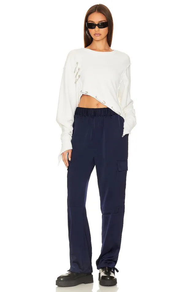 Pants Women Lovers and Friends X Rachel Dyland Pant Navy Blue Pants Women Lovers and Friends X Rachel Dyland Pant Navy Blue