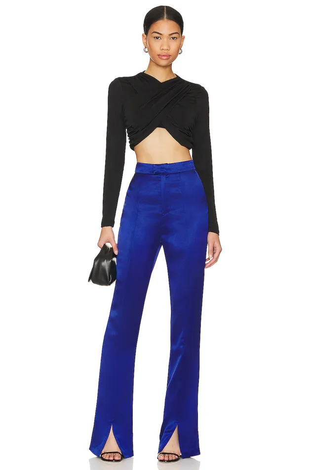 Pants Women Lovers and Friends Yasmeen Trouser Pant Royal Blue Pants Women Lovers and Friends Yasmeen Trouser Pant Royal Blue