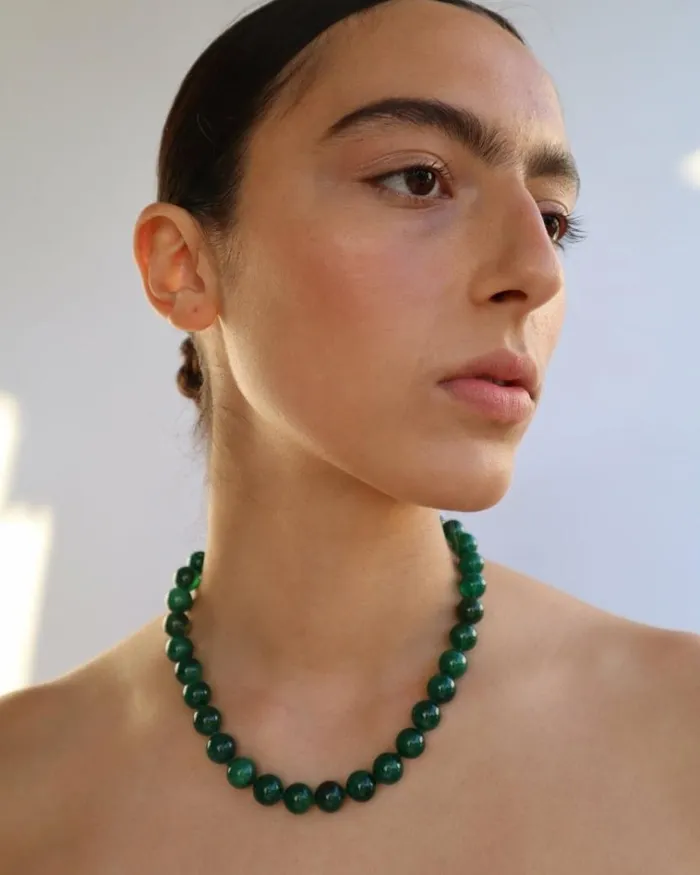 Reliquia Jewellery Beaded Necklaces Tuscany Necklace In Forest 8211 Women Reliquia Jewellery Beaded Necklaces Tuscany Necklace In Forest 8211 Women