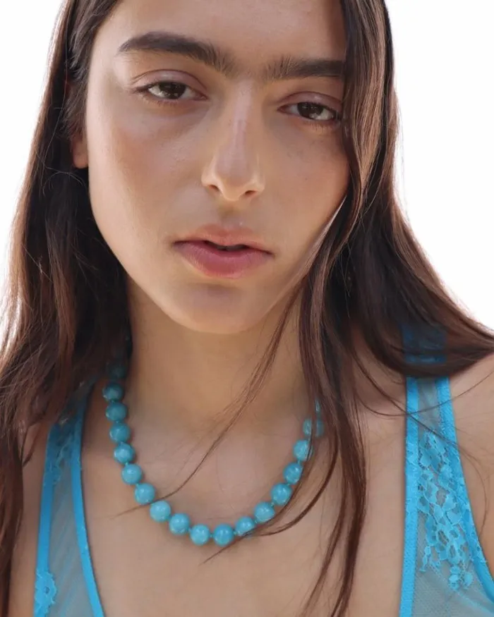 Reliquia Jewellery Beaded Necklaces Tuscany Necklace In Turquoise 8211 Women Reliquia Jewellery Beaded Necklaces Tuscany Necklace In Turquoise 8211 Women