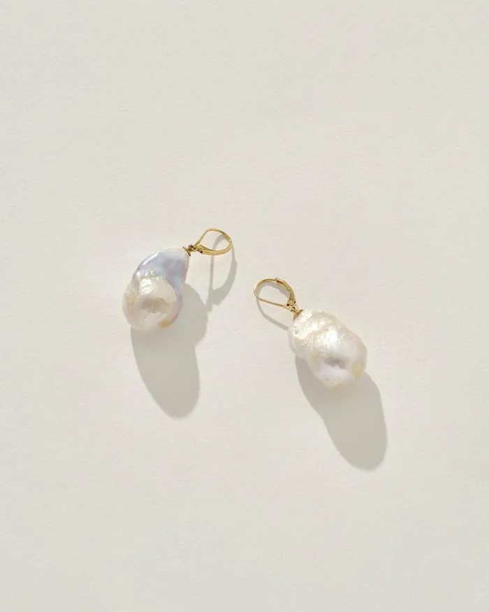 Reliquia Jewellery Hoops Cocoon Pearl Earrings Gold PreOrder 8211 Women Reliquia Jewellery Hoops Cocoon Pearl Earrings Gold PreOrder 8211 Women