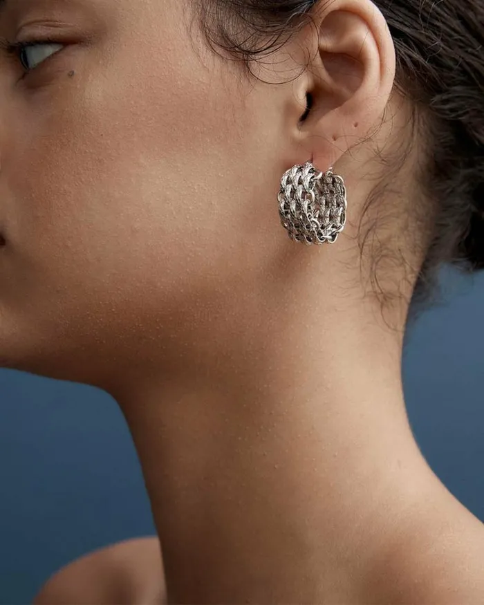 Reliquia Jewellery Hoops Danielle Earrings In Silver 8211 Women Reliquia Jewellery Hoops Danielle Earrings In Silver 8211 Women