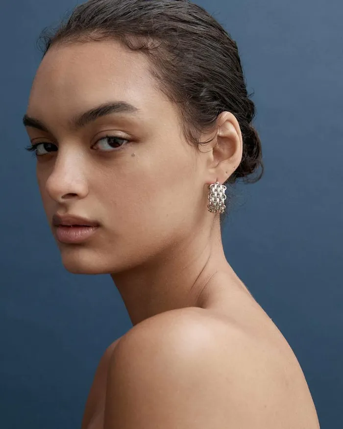 Reliquia Jewellery Hoops Danielle Earrings In Silver 8211 Women Reliquia Jewellery Hoops Danielle Earrings In Silver 8211 Women