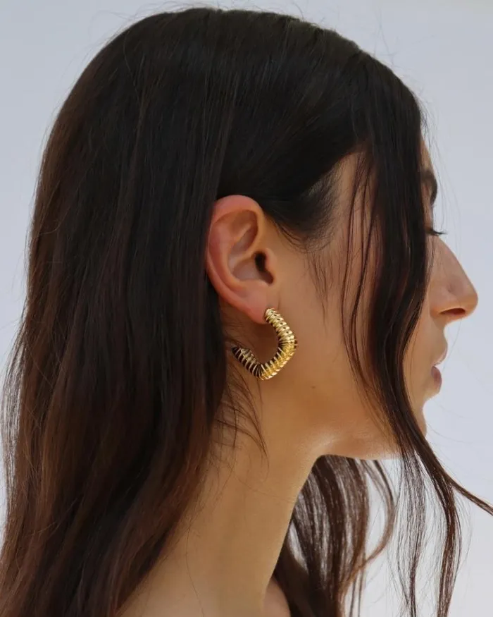 Reliquia Jewellery Hoops Gregory Earrings In Gold 8211 Women Reliquia Jewellery Hoops Gregory Earrings In Gold 8211 Women