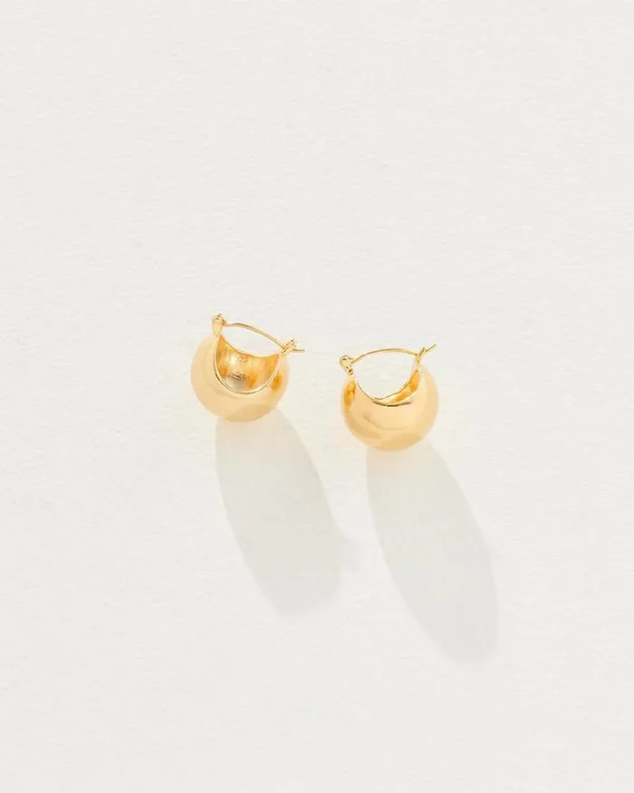 Reliquia Jewellery Hoops Haven Earrings In Gold 8211 Women