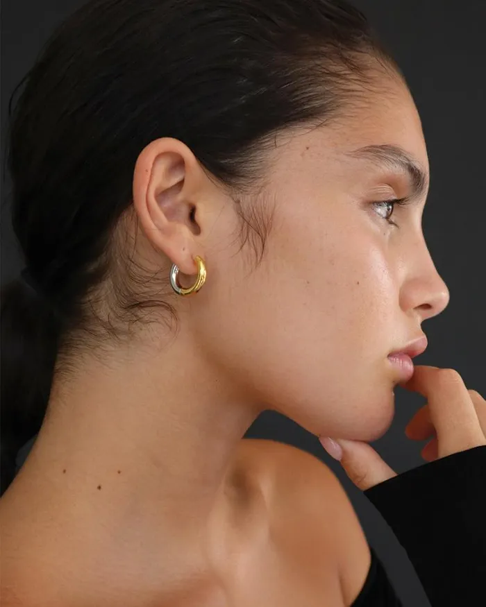 Reliquia Jewellery Hoops Maris Hoops In Gold and Silver 8211 Women Reliquia Jewellery Hoops Maris Hoops In Gold and Silver 8211 Women