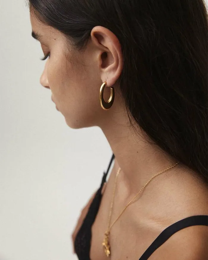 Reliquia Jewellery Hoops Rayna Earrings In Gold 8211 Women Reliquia Jewellery Hoops Rayna Earrings In Gold 8211 Women