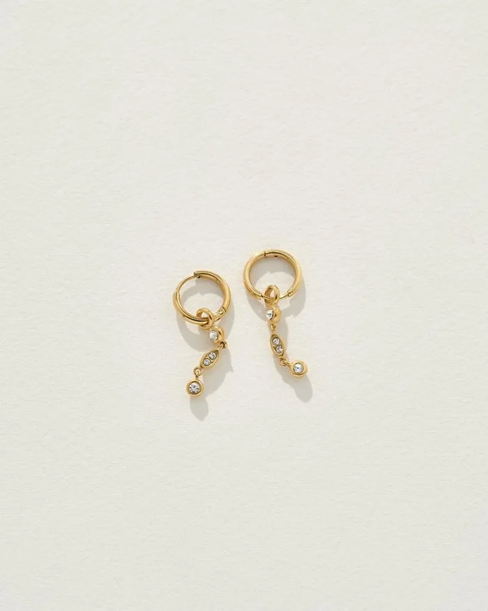 Reliquia Jewellery Hoops Sharise Earrings In Gold 8211 Women