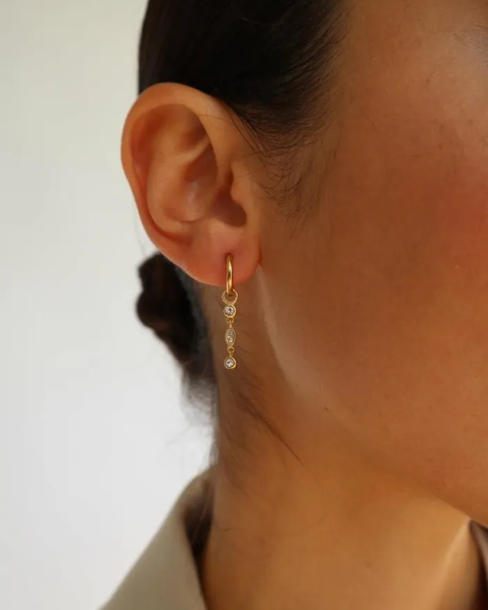 Reliquia Jewellery Hoops Sharise Earrings In Gold 8211 Women Reliquia Jewellery Hoops Sharise Earrings In Gold 8211 Women