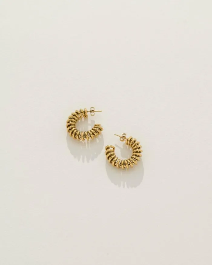 Reliquia Jewellery Hoops Spiral Hoop Earrings 8211 Women