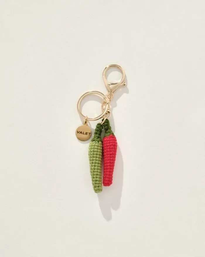 Reliquia Jewellery Keyrings Chilli Charm In RedGreen 8211 Women