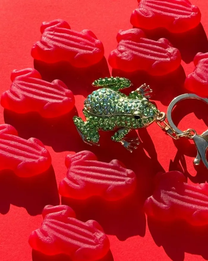 Reliquia Jewellery Keyrings Frog Charm In Green 8211 Women Reliquia Jewellery Keyrings Frog Charm In Green 8211 Women