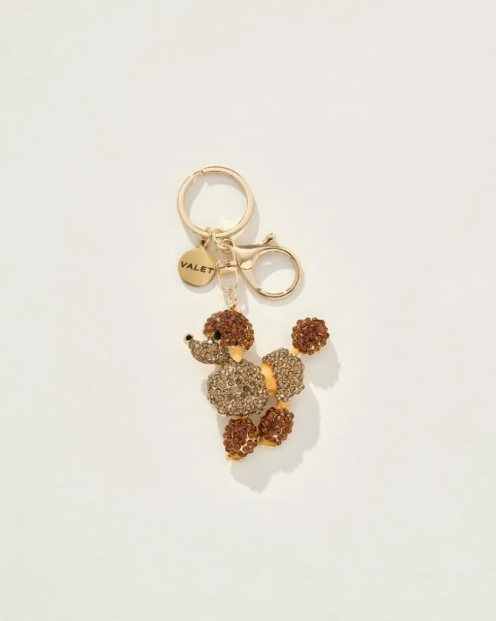 Reliquia Jewellery Keyrings Poodle Charm In Orange 8211 Women
