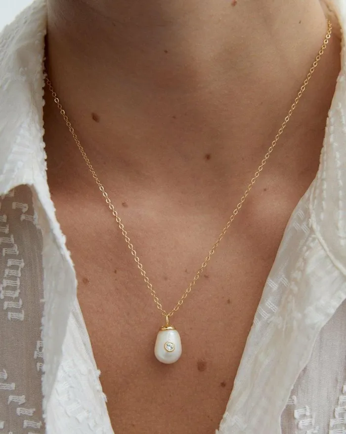 Reliquia Jewellery Pendant Necklaces Birthstone Pearl Pendant April 8211 Women Reliquia Jewellery Pendant Necklaces Birthstone Pearl Pendant April 8211 Women