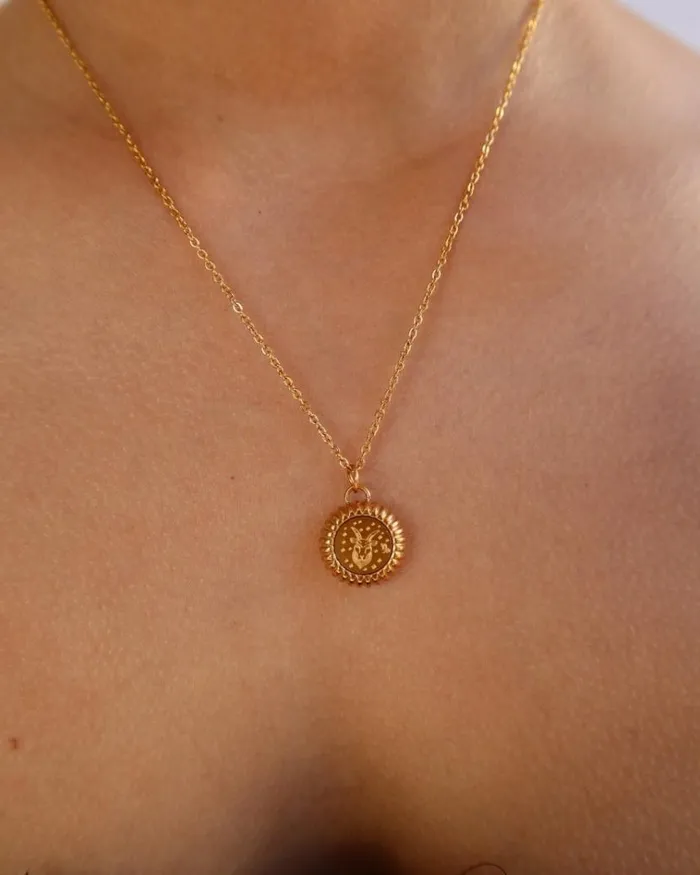 Reliquia Jewellery Pendant Necklaces Capricorn Zodiac Charm Necklace In Gold 8211 Women Reliquia Jewellery Pendant Necklaces Capricorn Zodiac Charm Necklace In Gold 8211 Women