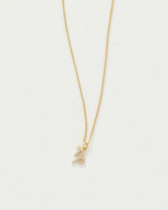 Reliquia Jewellery Pendant Necklaces Celestial Necklace Capricorn 8211 Women