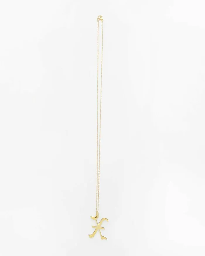 Reliquia Jewellery Pendant Necklaces Gold Letter X Necklace 8211 Women Reliquia Jewellery Pendant Necklaces Gold Letter X Necklace 8211 Women