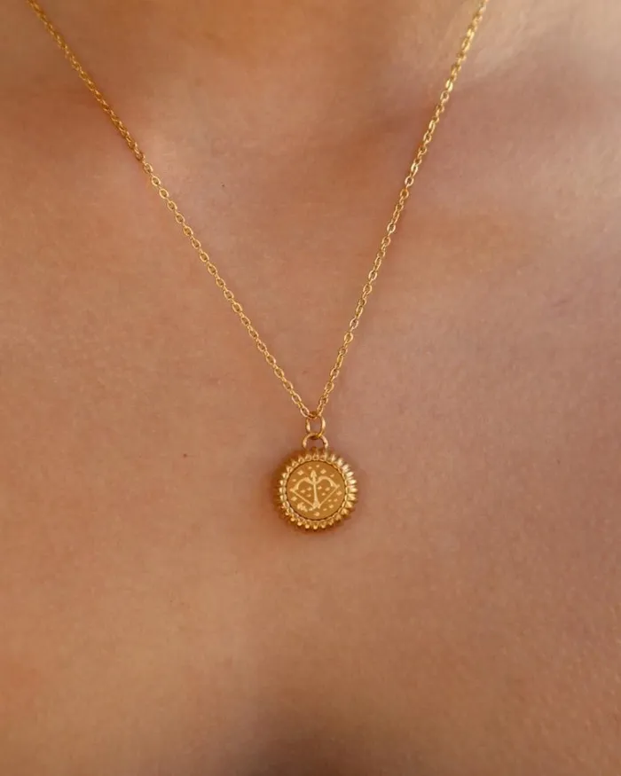 Reliquia Jewellery Pendant Necklaces Sagittarius Zodiac Charm Necklace In Gold 8211 Women Reliquia Jewellery Pendant Necklaces Sagittarius Zodiac Charm Necklace In Gold 8211 Women