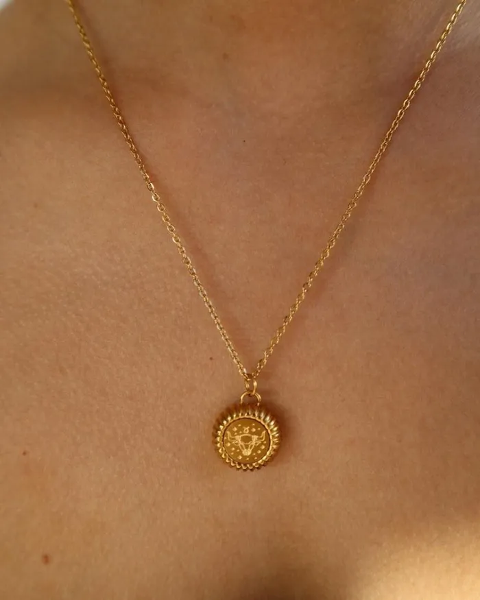 Reliquia Jewellery Pendant Necklaces Taurus Zodiac Charm Necklace In Gold 8211 Women Reliquia Jewellery Pendant Necklaces Taurus Zodiac Charm Necklace In Gold 8211 Women