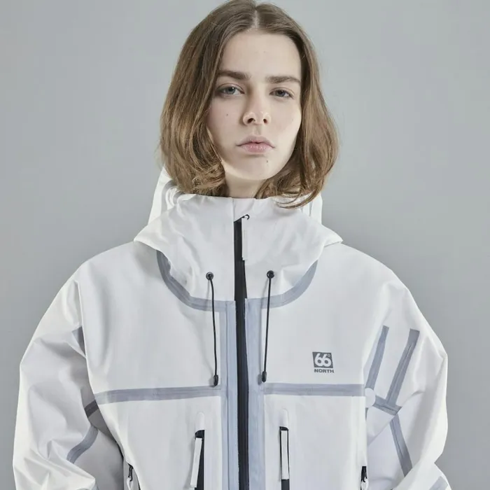 Shell and Light Jackets Men 66 North gisa White Lamb