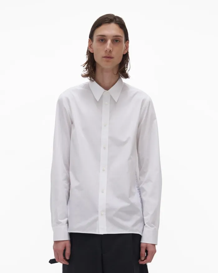Shirts Men Helmut Lang Laced Shirt White