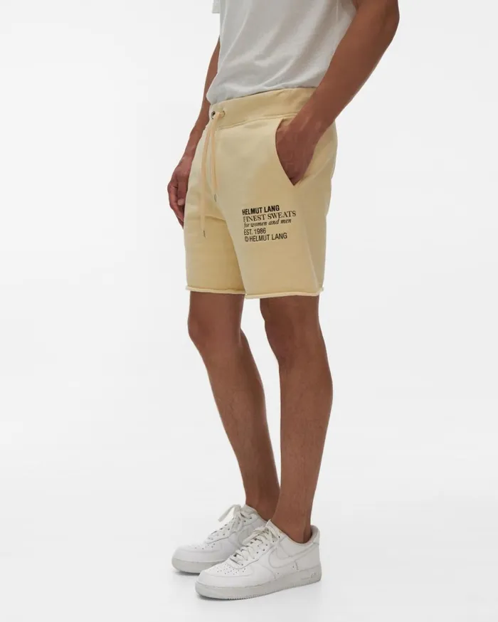 Shorts Men Helmut Lang Finest Masc Sweat Short Muslin