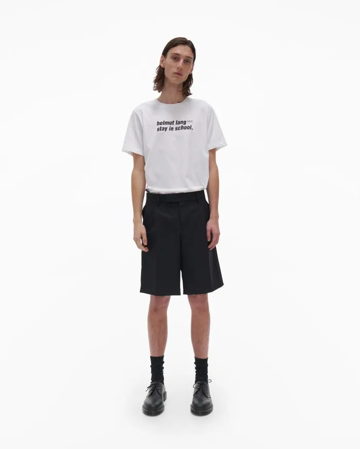 Shorts Men Helmut Lang Tailored Short Basalt Black