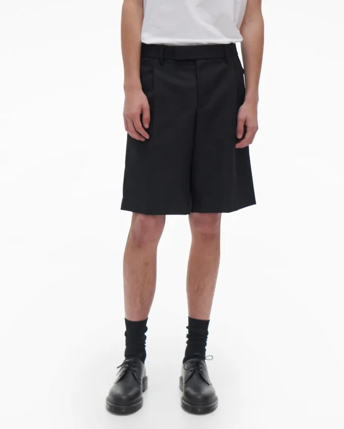 Shorts Men Helmut Lang Tailored Short Basalt Black
