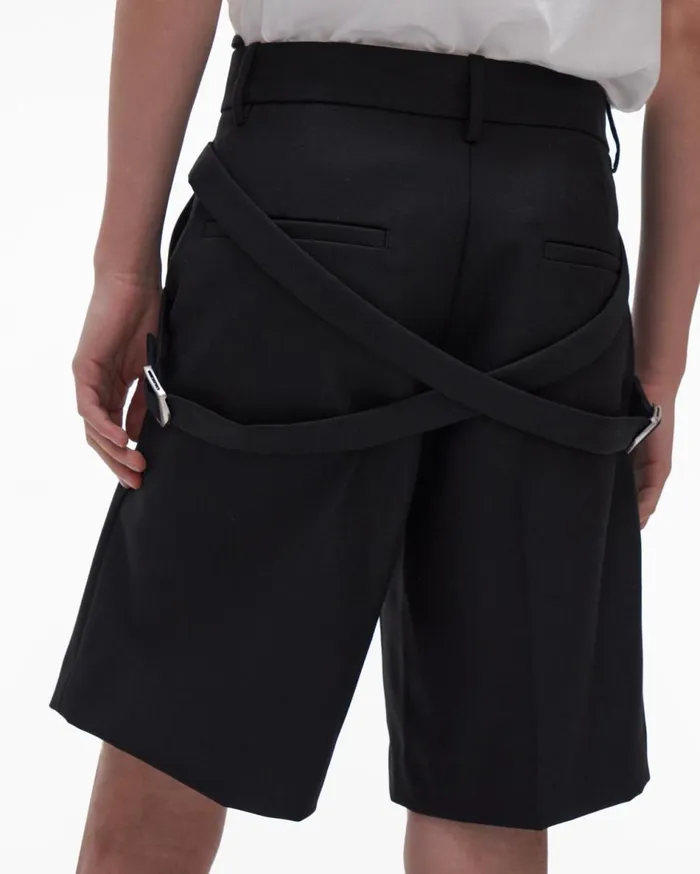 Shorts Men Helmut Lang Tailored Short Basalt Black
