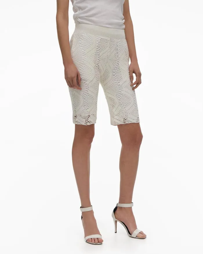 Shorts Women Helmut Lang Crochet Short Plaster