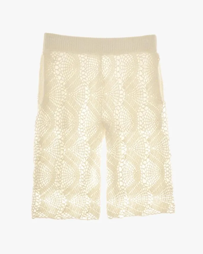 Shorts Women Helmut Lang Crochet Short Plaster