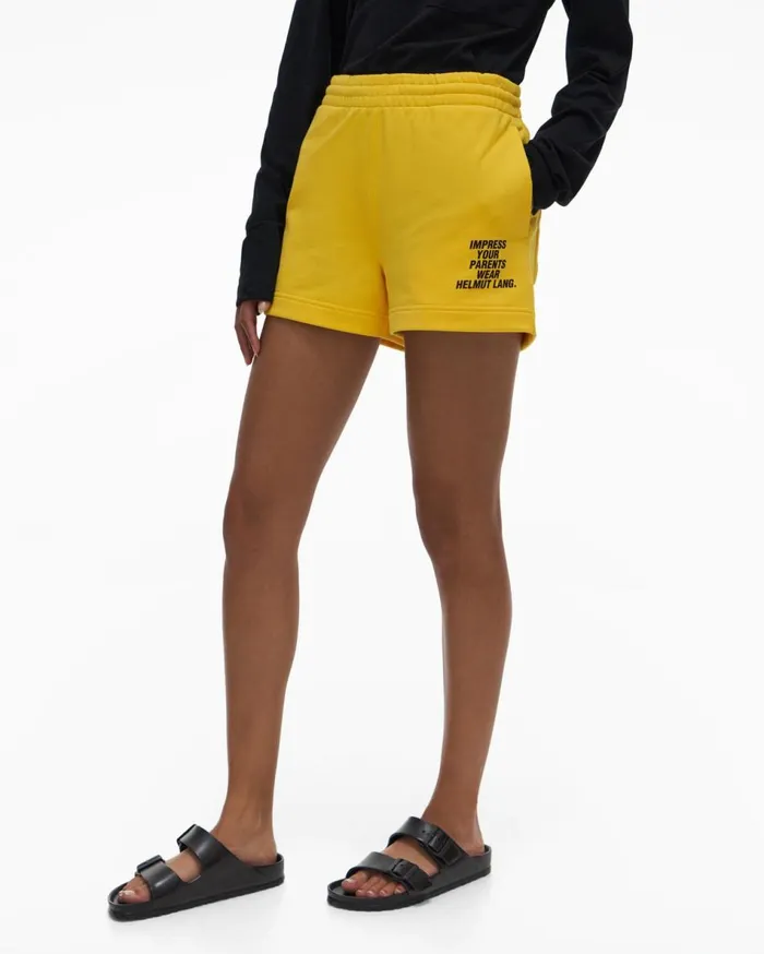 Shorts Women Helmut Lang Impress Short Laser Yellow