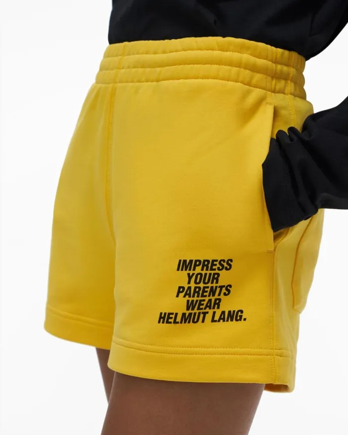 Shorts Women Helmut Lang Impress Short Laser Yellow