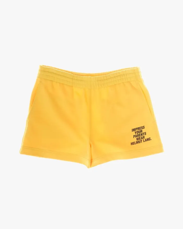 Shorts Women Helmut Lang Impress Short Laser Yellow