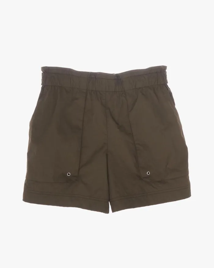 Shorts Women Helmut Lang Paper Bag Short Burnt Olive