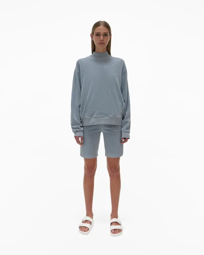 Shorts Women Helmut Lang Towel Terry Short Space Grey