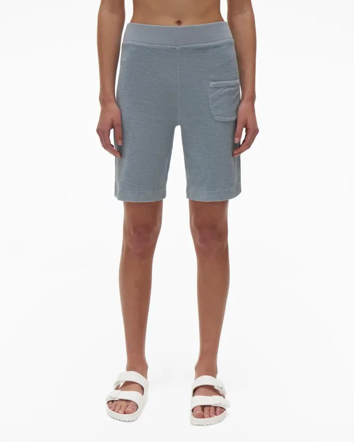 Shorts Women Helmut Lang Towel Terry Short Space Grey