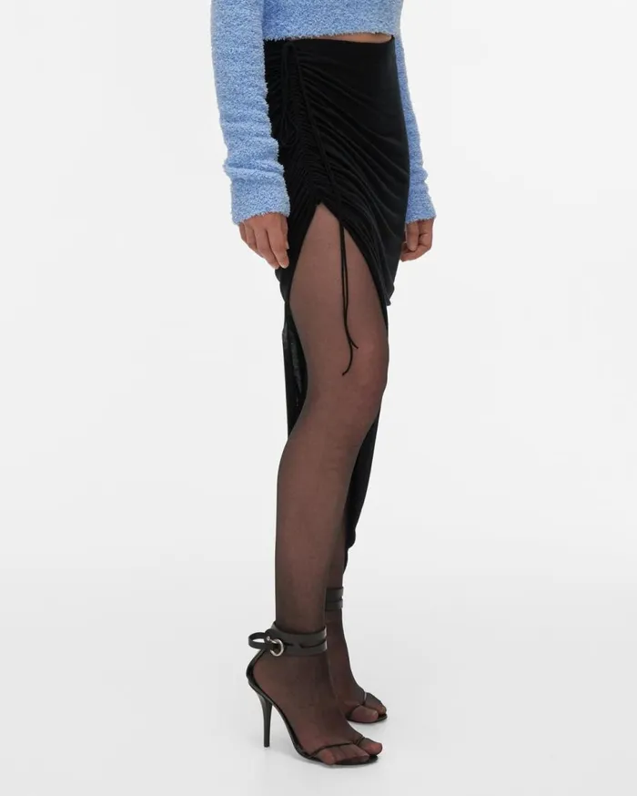 Skirts Women Helmut Lang Drawstring Skirt Onyx