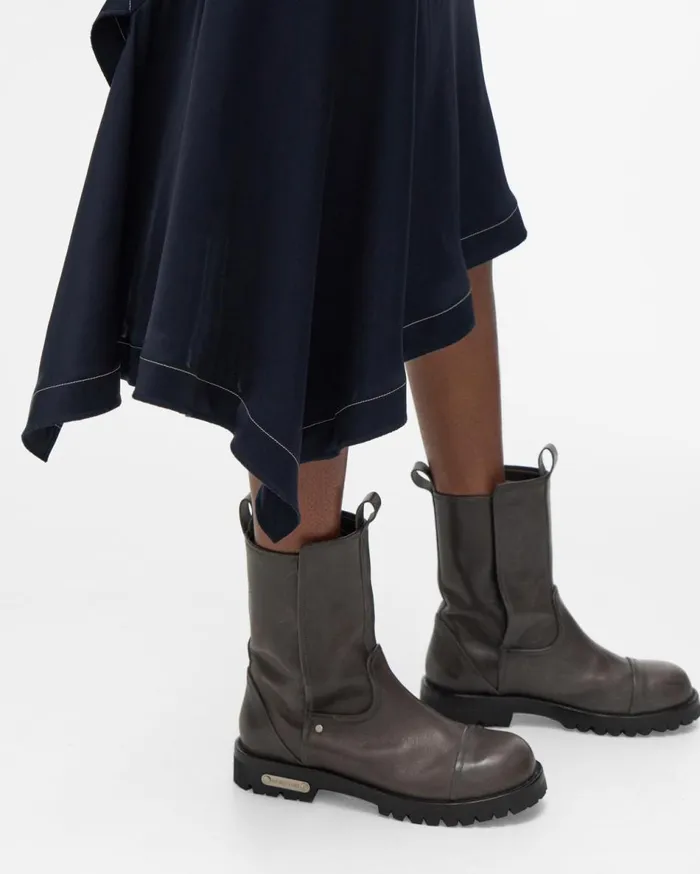Skirts Women Helmut Lang Scarf Slip Skirt Patrol Navy