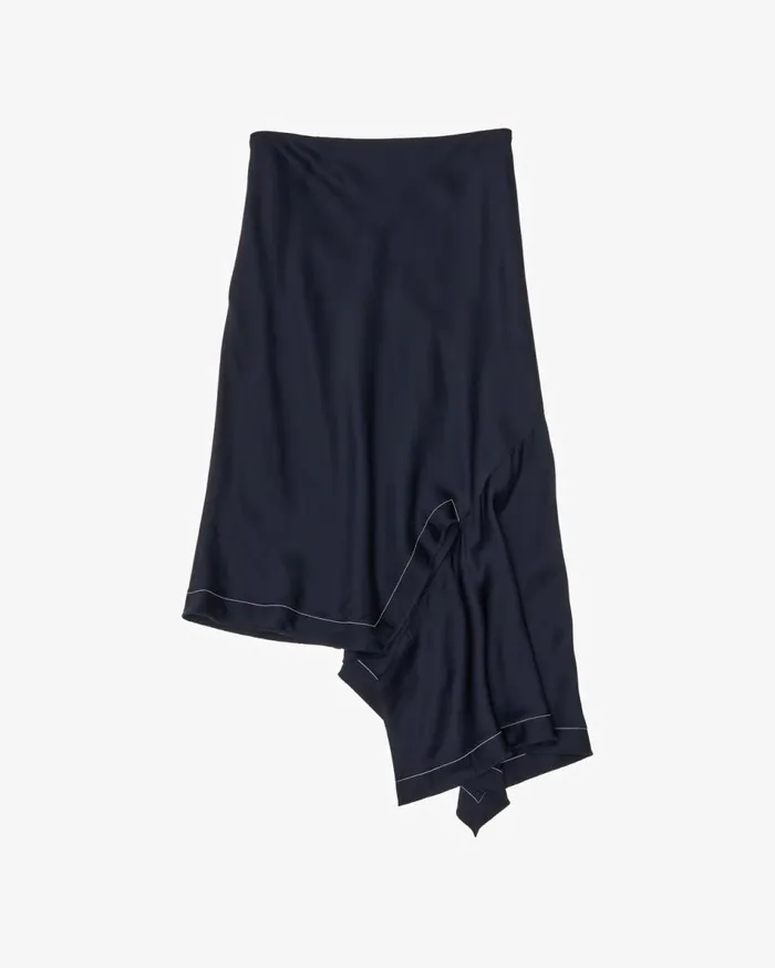 Skirts Women Helmut Lang Scarf Slip Skirt Patrol Navy