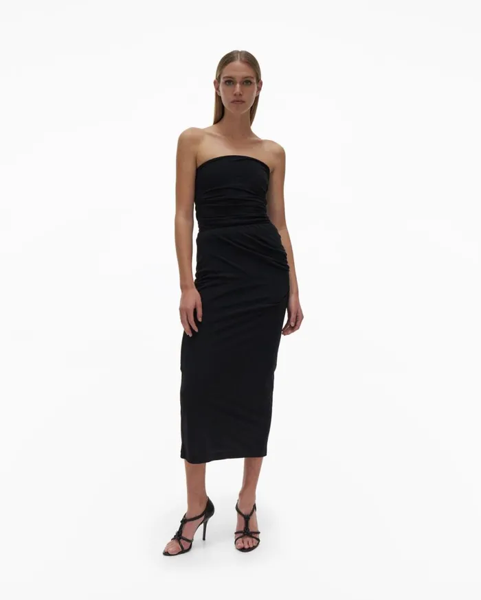 Skirts Women Helmut Lang Twist Skirt Basalt Black