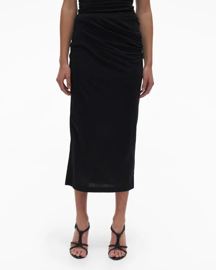 Skirts Women Helmut Lang Twist Skirt Basalt Black