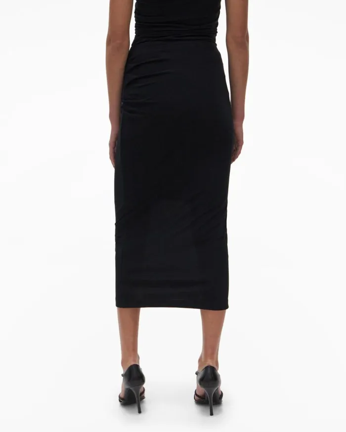 Skirts Women Helmut Lang Twist Skirt Basalt Black