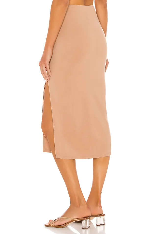 Skirts Women Lovers and Friends Aubrey Midi Skirt Nude Skirts Women Lovers and Friends Aubrey Midi Skirt Nude