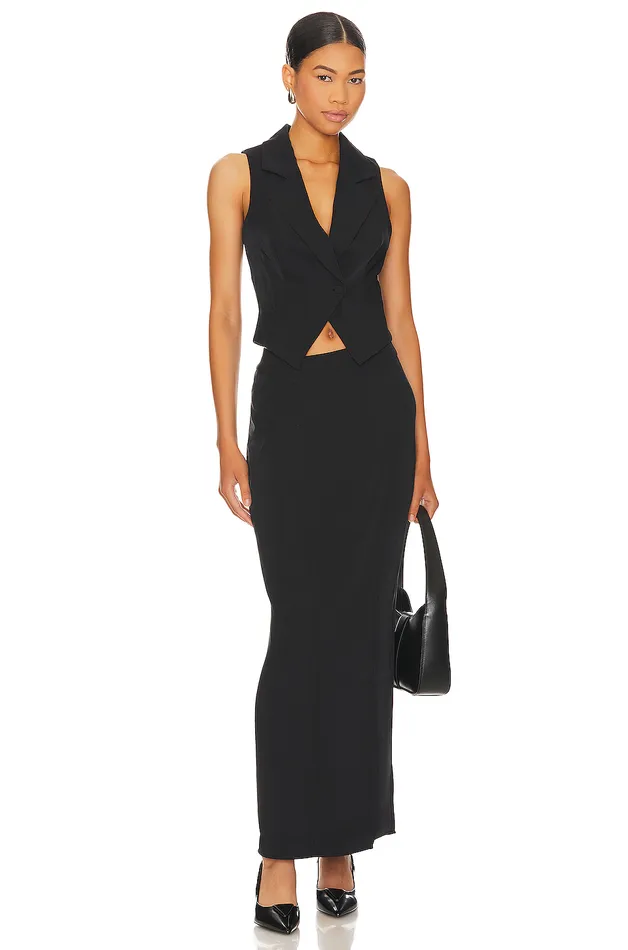 Skirts Women Lovers and Friends Brodie Maxi Skirt Black Skirts Women Lovers and Friends Brodie Maxi Skirt Black