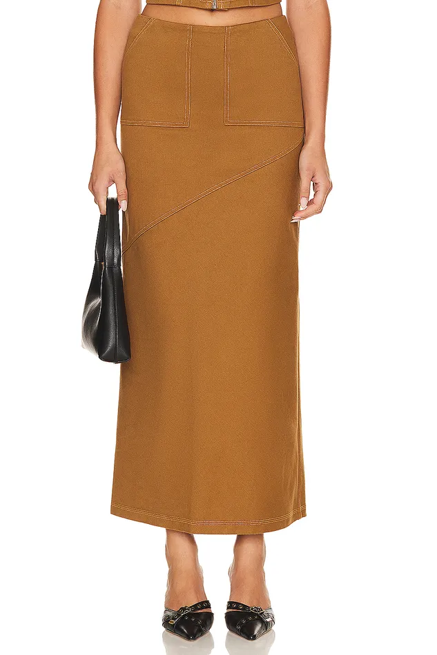 Skirts Women Lovers and Friends Cal Skirt Khaki